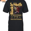 Back To The Beginning Black Sabbath 1968-2025 Thank You For The Memories Limited Edition T-Shirts