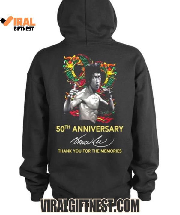 Bruce Lee The Dragon 50th Anniversary Thank Tou For The Memories T-Shirts