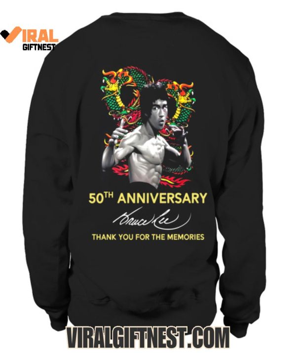 Bruce Lee The Dragon 50th Anniversary Thank Tou For The Memories T-Shirts