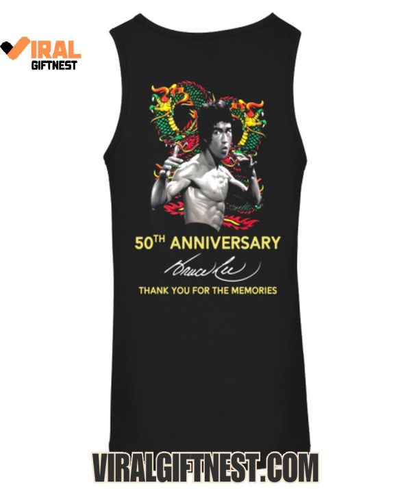 Bruce Lee The Dragon 50th Anniversary Thank Tou For The Memories T-Shirts