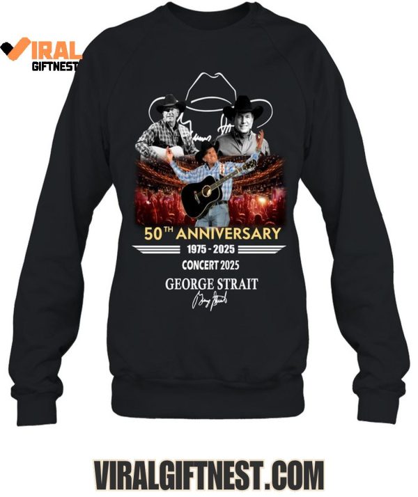 George Strait 50th Anniversary 1975-2025 Concert 2025 Limited Edition Shirts