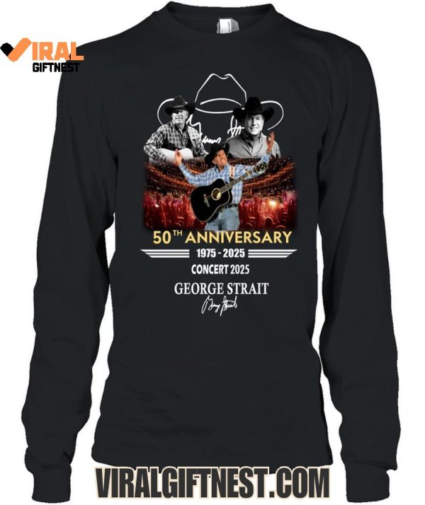 George Strait 50th Anniversary 1975-2025 Concert 2025 Limited Edition Shirts