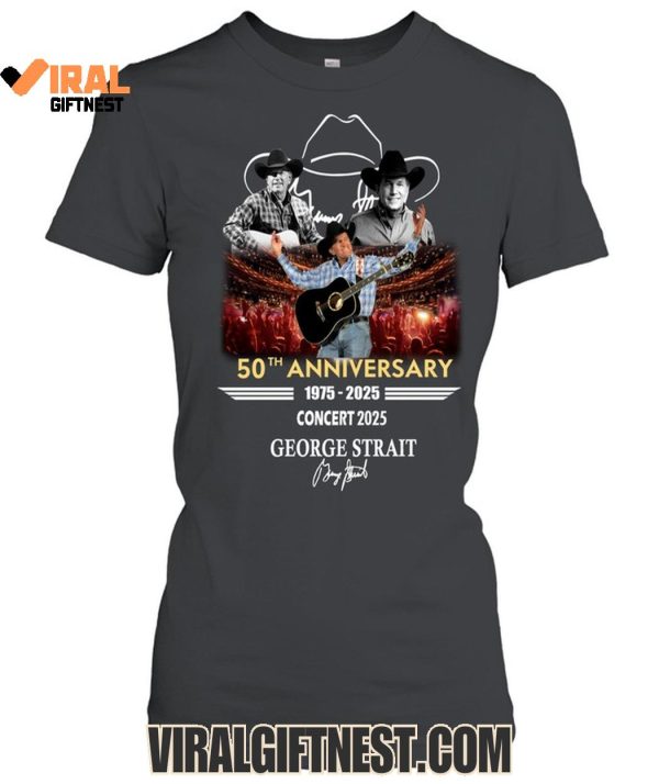 George Strait 50th Anniversary 1975-2025 Concert 2025 Limited Edition Shirts