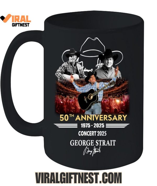 George Strait 50th Anniversary 1975-2025 Concert 2025 Limited Edition Shirts