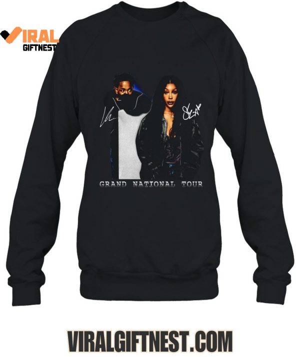 Grand National Tour 2025 Kendrick Lamar And SZA Limited Edition Shirts