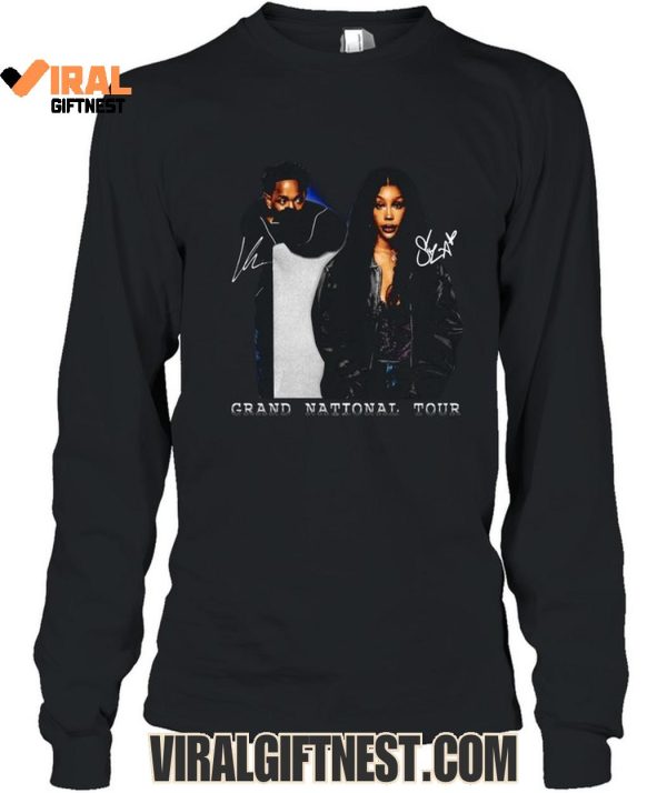 Grand National Tour 2025 Kendrick Lamar And SZA Limited Edition Shirts