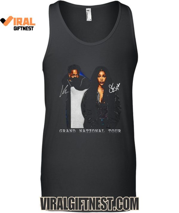 Grand National Tour 2025 Kendrick Lamar And SZA Limited Edition Shirts