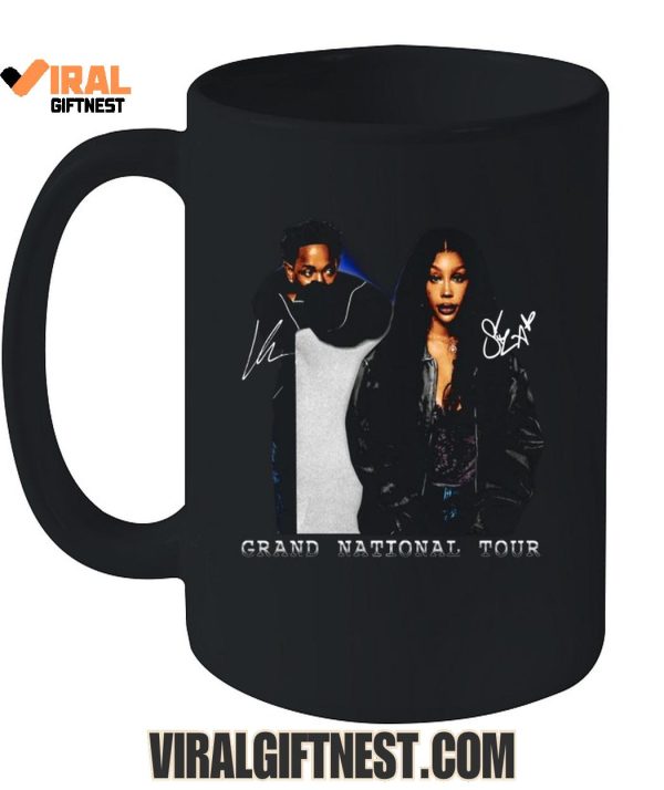 Grand National Tour 2025 Kendrick Lamar And SZA Limited Edition Shirts