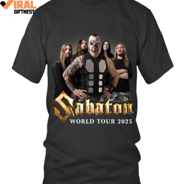 Sabaton World Tour 2025 T-Shirts