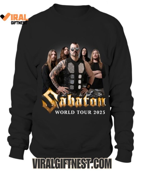 Sabaton World Tour 2025 T-Shirts