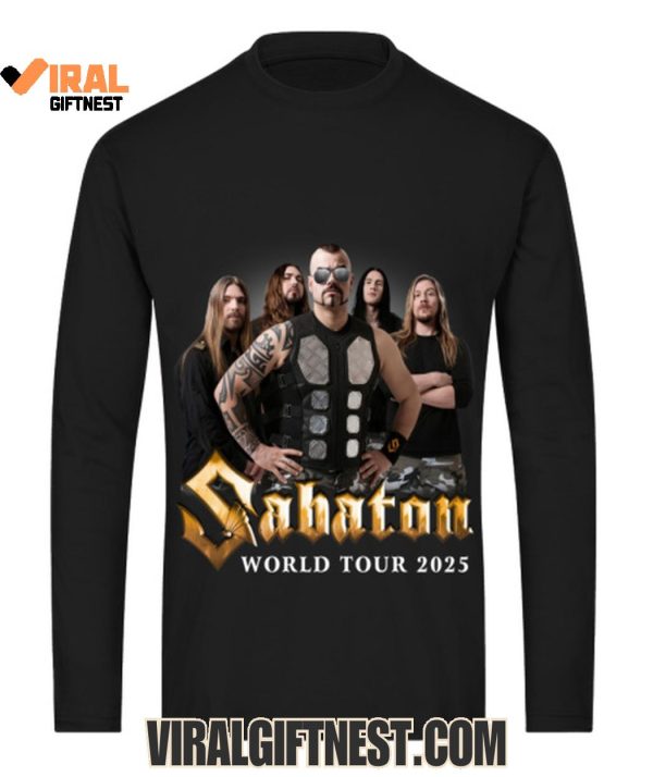 Sabaton World Tour 2025 T-Shirts