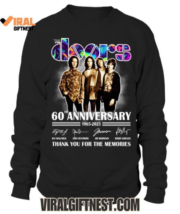 The Doors 60th Anniversary 1965-2025 Thank You For The Memories Shirts