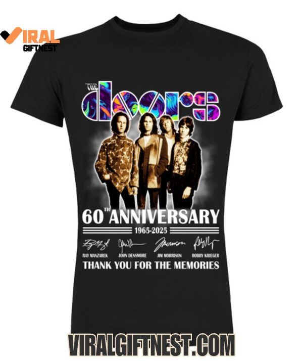 The Doors 60th Anniversary 1965-2025 Thank You For The Memories Shirts