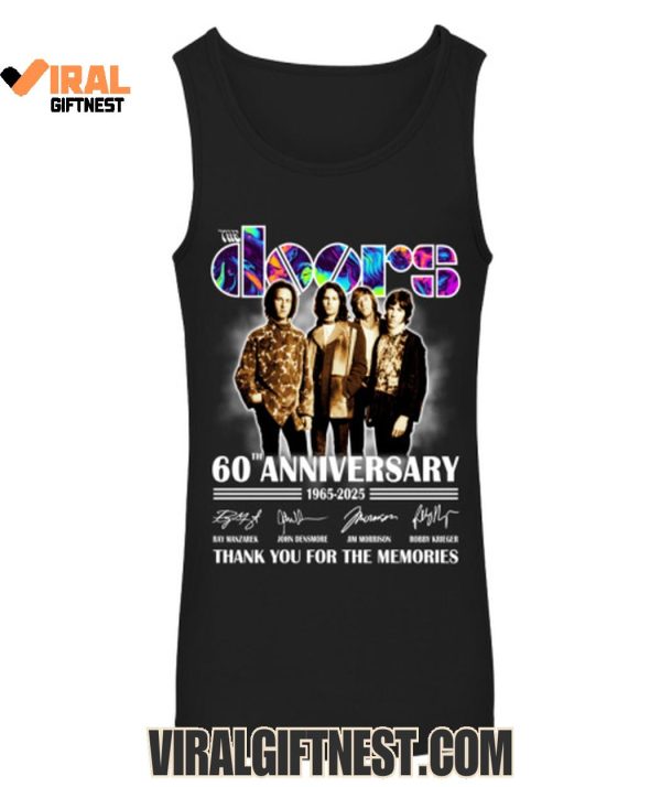 The Doors 60th Anniversary 1965-2025 Thank You For The Memories Shirts