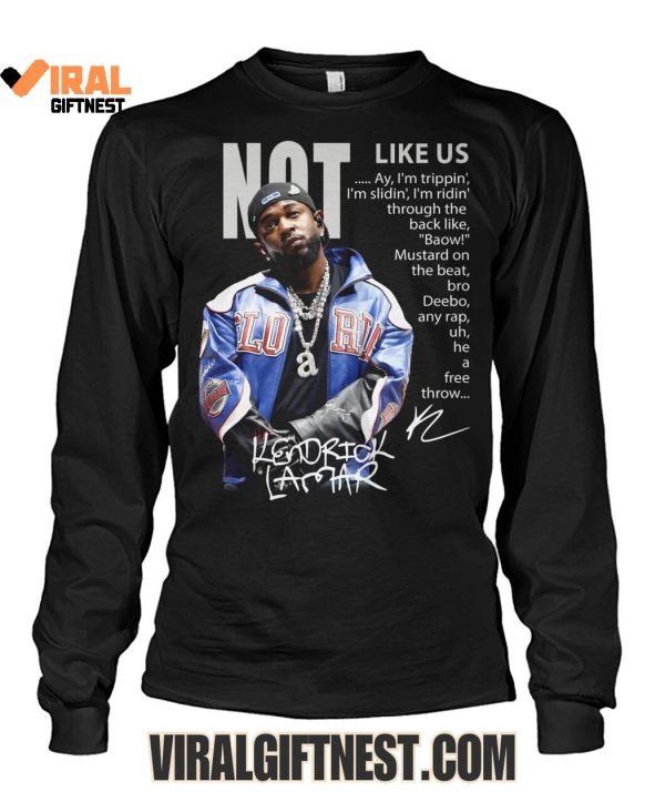 2025 Not Like Us Kendrick Lamar Limited Edition Shirts