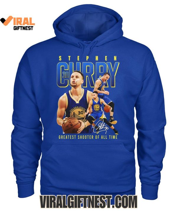 2025 Stephen Curry x Golden State Warriors Greatest Shooter Of All Time Shirts