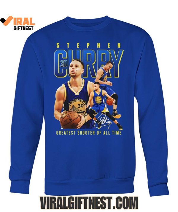 2025 Stephen Curry x Golden State Warriors Greatest Shooter Of All Time Shirts