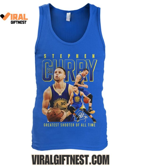 2025 Stephen Curry x Golden State Warriors Greatest Shooter Of All Time Shirts