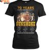 70 Years 1955 2025 Gunsmoke Thank You For The Memories Limited Edition Shirts