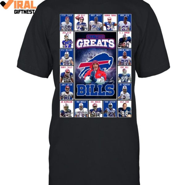 All-Time Greats Buffalo Bills 2025 Limited Edition Shirts