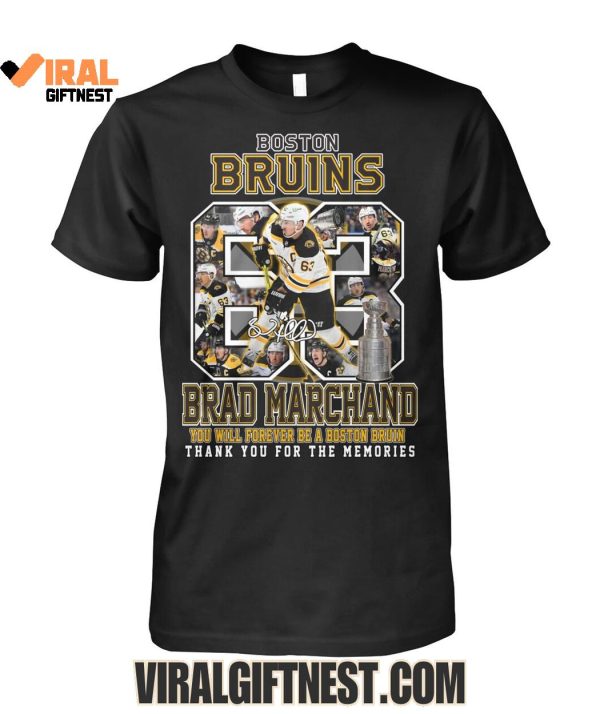 Brad Marchand You Will Forever Be A Boston Bruins Thank You For The Memories Shirts