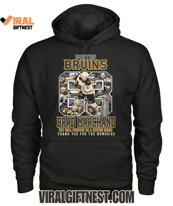 Brad Marchand You Will Forever Be A Boston Bruins Thank You For The Memories Shirts