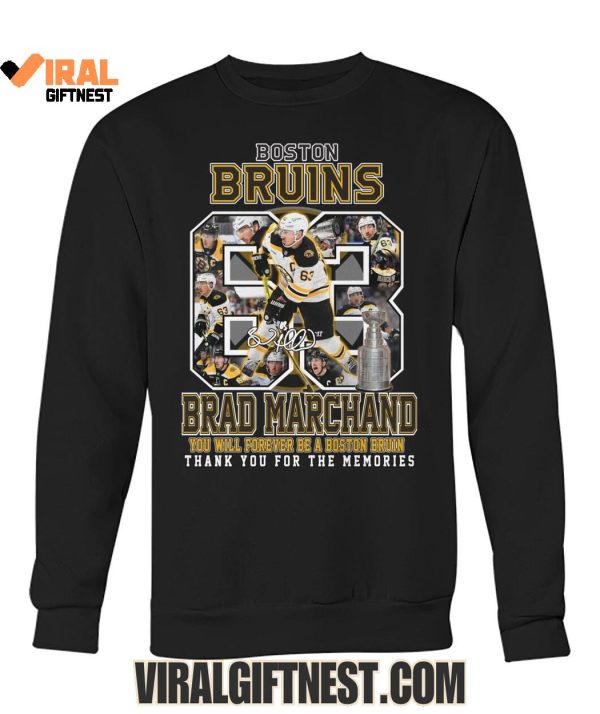 Brad Marchand You Will Forever Be A Boston Bruins Thank You For The Memories Shirts