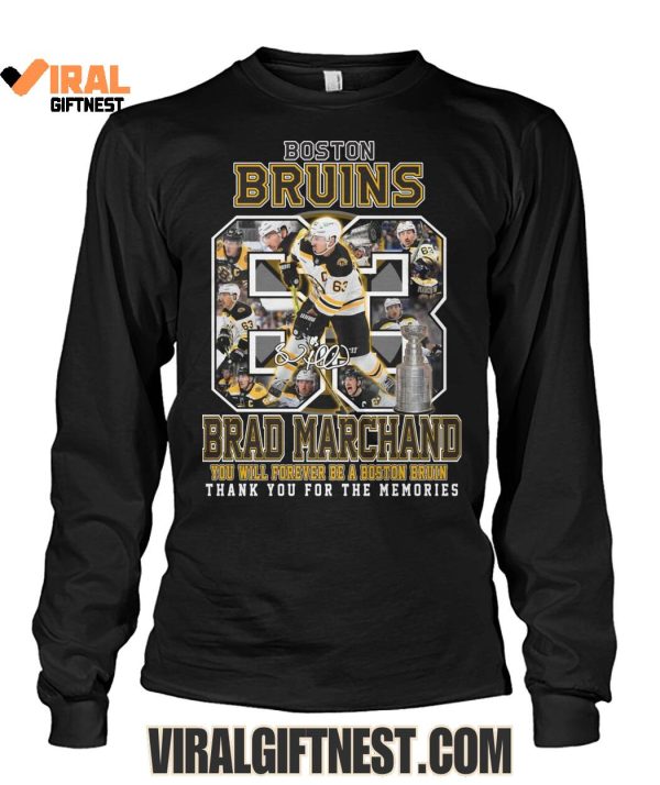 Brad Marchand You Will Forever Be A Boston Bruins Thank You For The Memories Shirts