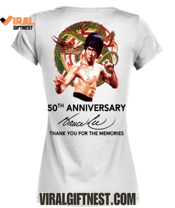 Bruce Lee 50th Anniversary Thank You For The Memories New Edition Shirts