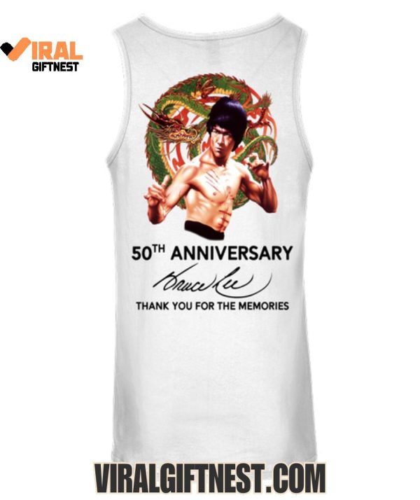 Bruce Lee 50th Anniversary Thank You For The Memories New Edition Shirts