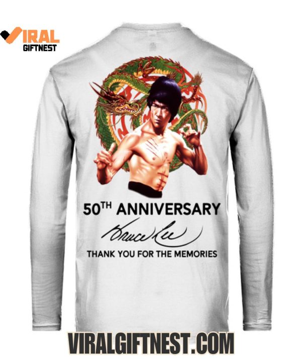 Bruce Lee 50th Anniversary Thank You For The Memories New Edition Shirts