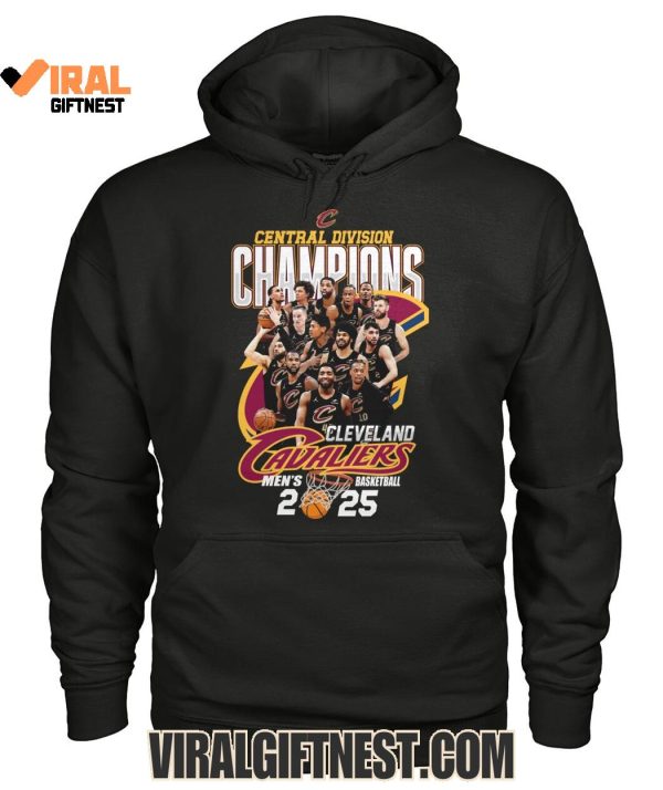 Central Division Champions Cleveland Cavaliers Men’s Basketball 2025 Limited Edition Shirts