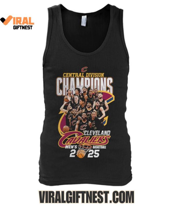 Central Division Champions Cleveland Cavaliers Men’s Basketball 2025 Limited Edition Shirts