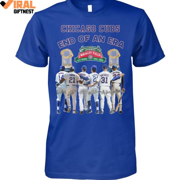 Chicago Cubs End Of An Era Limited Edition Shirts