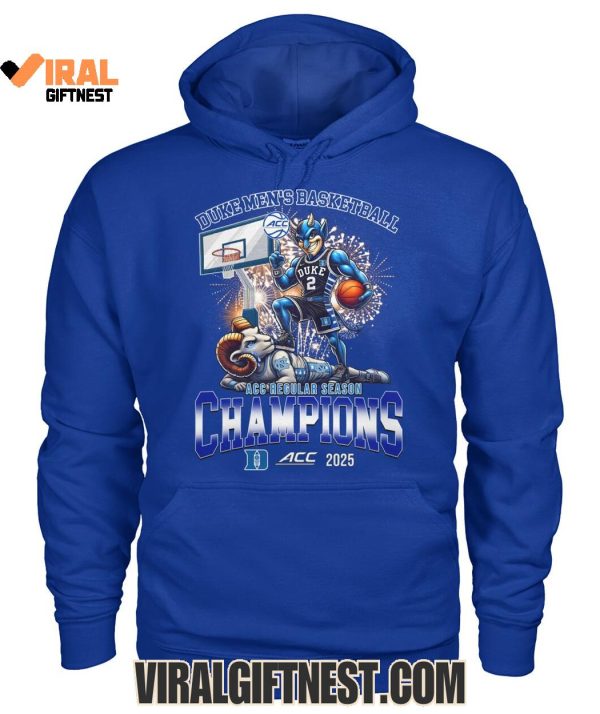 Duke Blue Devils Men’s Basketball ACC Regular Season Champions 2025 Limited Edition Shirts