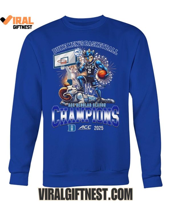 Duke Blue Devils Men’s Basketball ACC Regular Season Champions 2025 Limited Edition Shirts