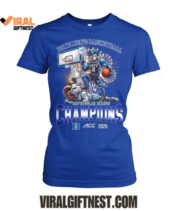 Duke Blue Devils Men’s Basketball ACC Regular Season Champions 2025 Limited Edition Shirts