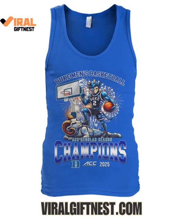 Duke Blue Devils Men’s Basketball ACC Regular Season Champions 2025 Limited Edition Shirts