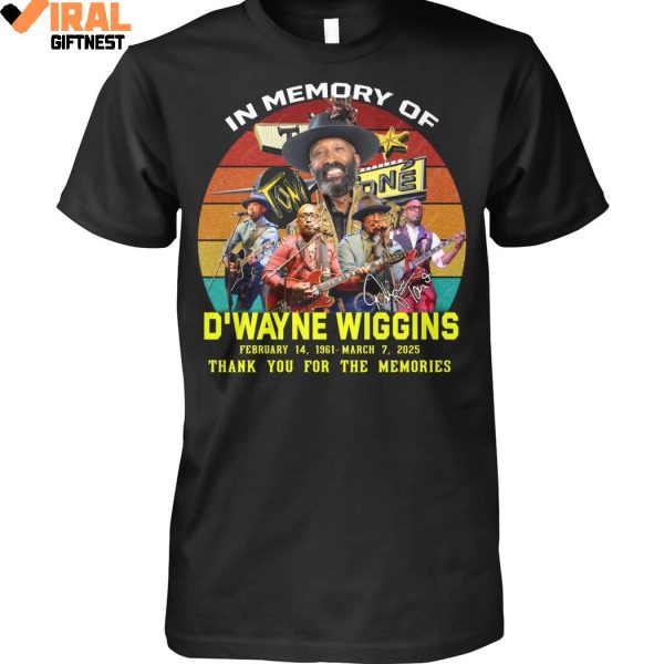 In Memory Of D’Wayne Wiggins Thank You For The Memories Shirts