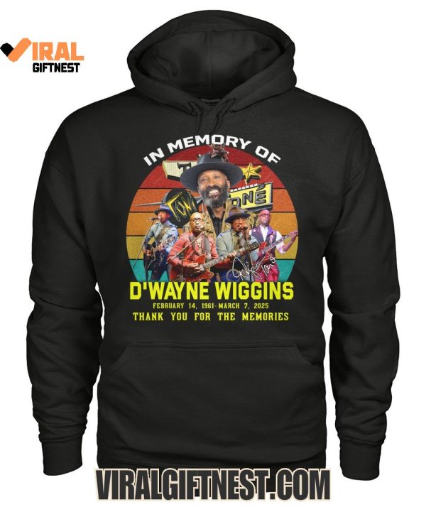 In Memory Of D’Wayne Wiggins Thank You For The Memories Shirts