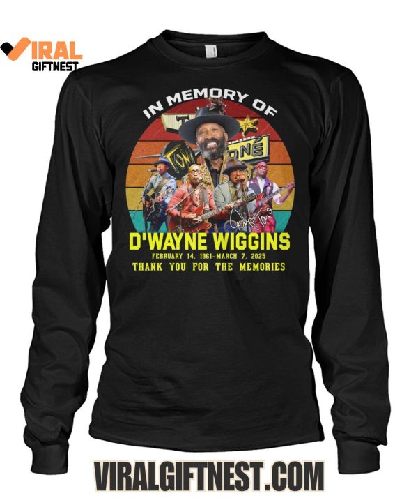 In Memory Of D’Wayne Wiggins Thank You For The Memories Shirts