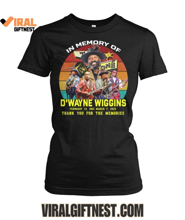 In Memory Of D’Wayne Wiggins Thank You For The Memories Shirts