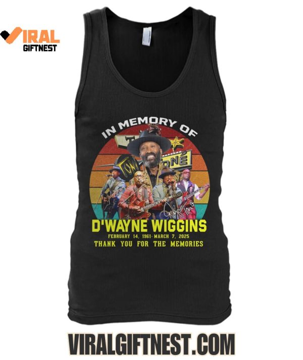 In Memory Of D’Wayne Wiggins Thank You For The Memories Shirts