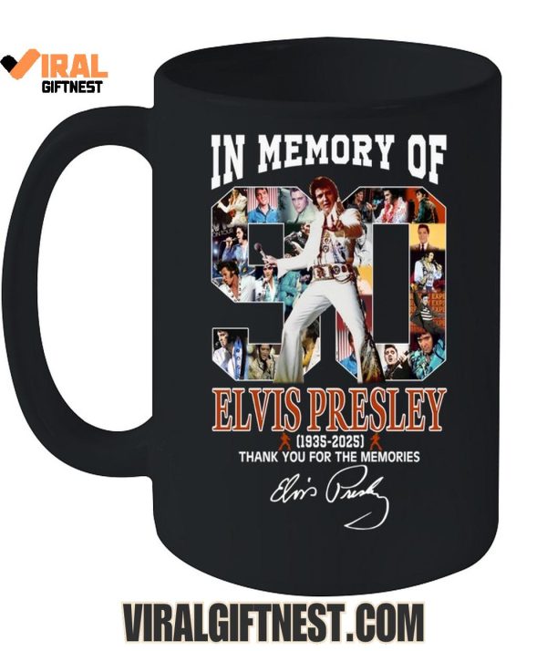 In Memory Of Elvis Presley 1935-2025 Thank You For The Memories Limited Edition Shirts