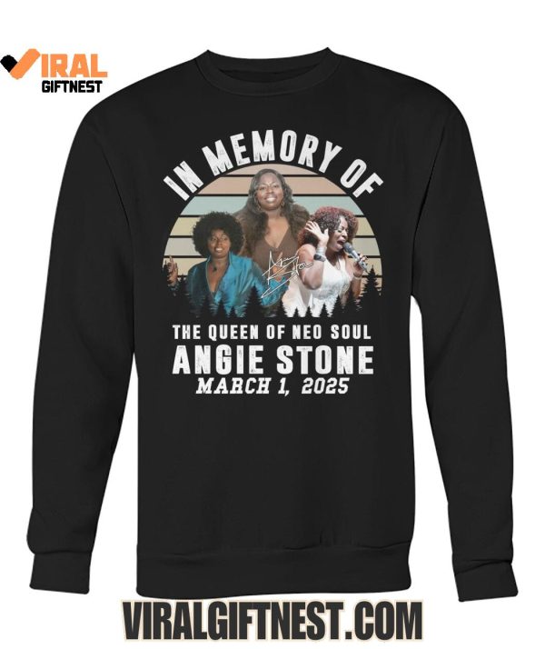 Inmemory Of The Queen Of Neo Soul Angie Stone 2025 Limited Edition Shirts