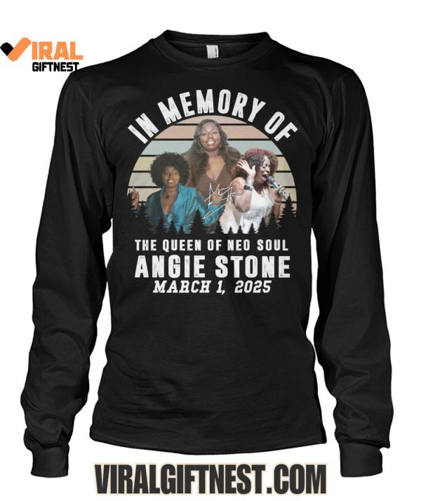 Inmemory Of The Queen Of Neo Soul Angie Stone 2025 Limited Edition Shirts