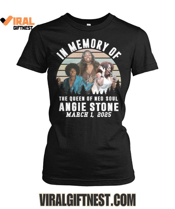 Inmemory Of The Queen Of Neo Soul Angie Stone 2025 Limited Edition Shirts