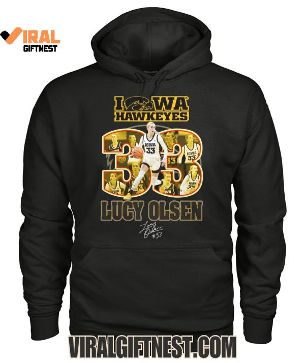 Lucy Olsen x Iowa Hawkeyes Women’s Basketball Number 33 Limited Edition Shirts