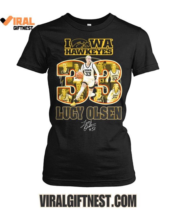 Lucy Olsen x Iowa Hawkeyes Women’s Basketball Number 33 Limited Edition Shirts