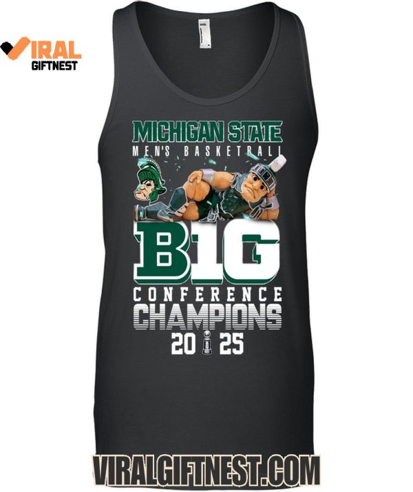 Michigan State Spartans Men’s Basketball B1G Conference Champions 2025 Limited Edition Shirts